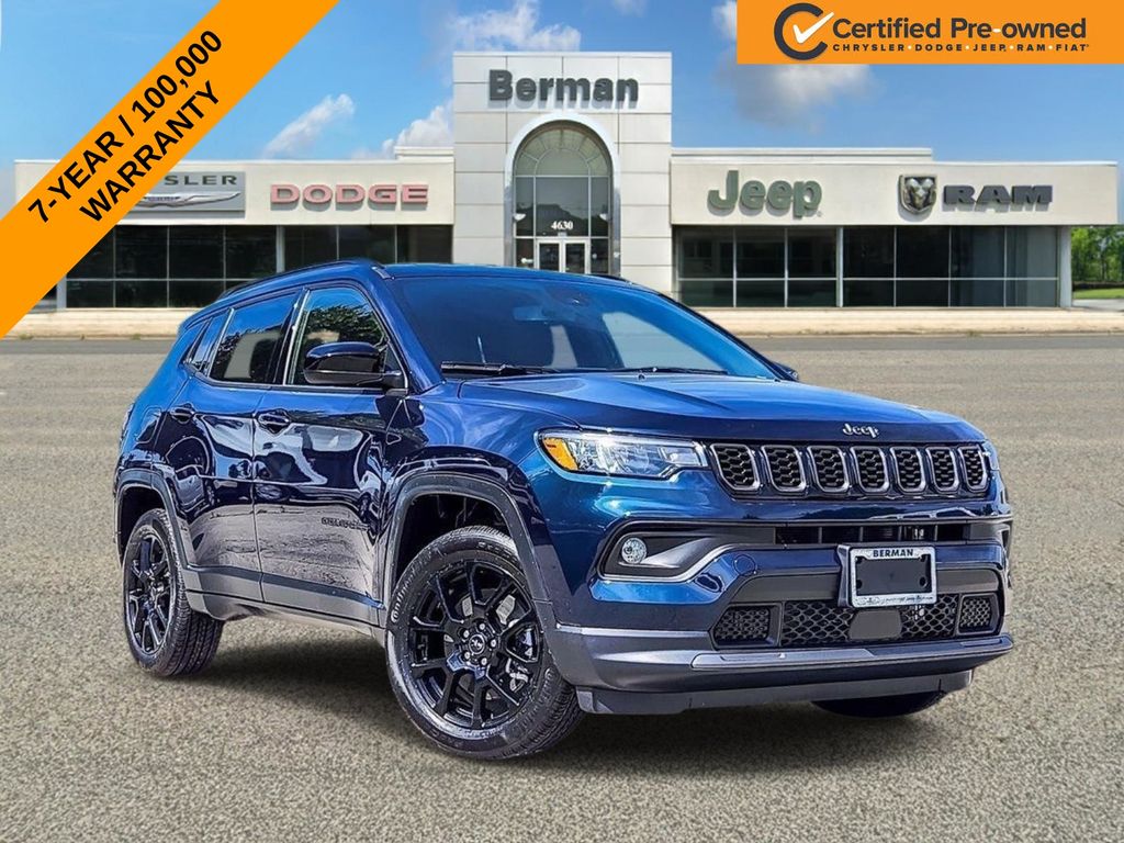 Fathom Blue Pearl Coat 2026 Jeep Compass Latitude 4WD SUV / Crossover Four-Wheel Drive 8-Speed Automatic