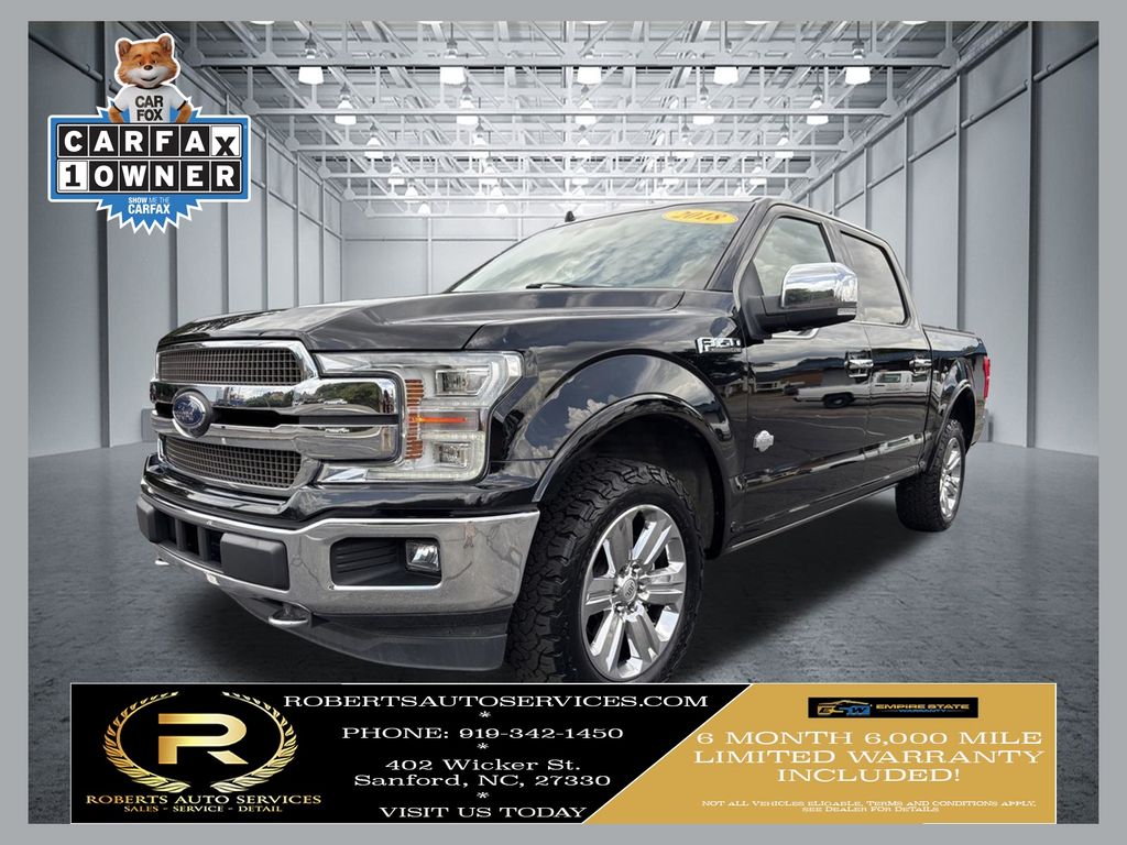 Shadow Black 2018 Ford F-150 Pickup Truck Four-Wheel Drive Automatic