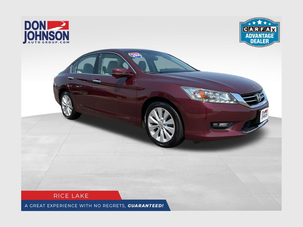 Red (Maroon) 2014 Honda Accord Sedan Front-Wheel Drive 6-Speed Automatic