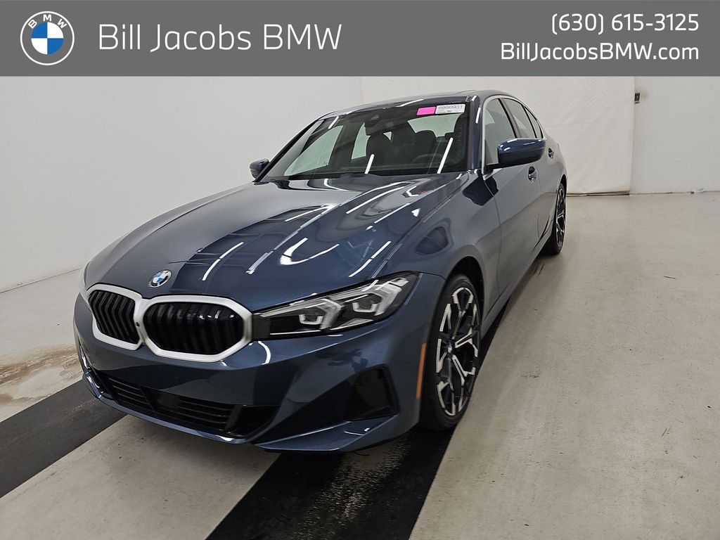 Arctic Race Blue Metallic 2025 BMW 3 Series Sedan All-Wheel Drive 8-Speed Automatic