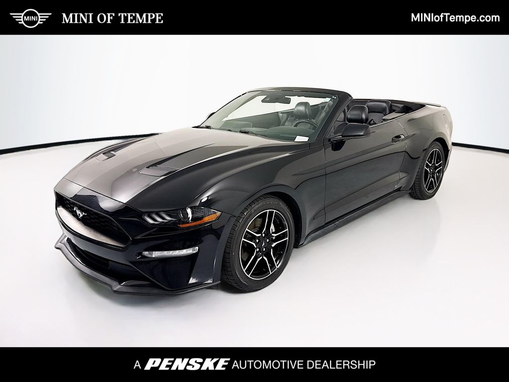 Shadow Black 2021 Ford Mustang Convertible Rear-Wheel Drive Automatic
