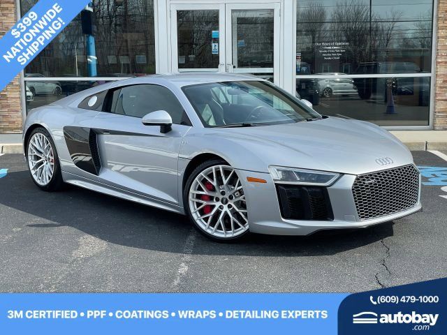 Silver 2017 Audi R8 quattro V10 Coupe AWD Coupe All-Wheel Drive 7-Speed Automatic
