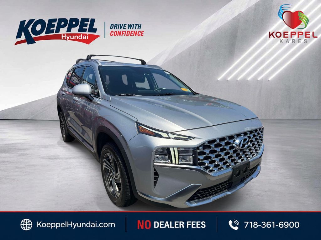 Shimmering Silver Pearl 2022 Hyundai Santa Fe SUV / Crossover All-Wheel Drive 8-Speed Automatic