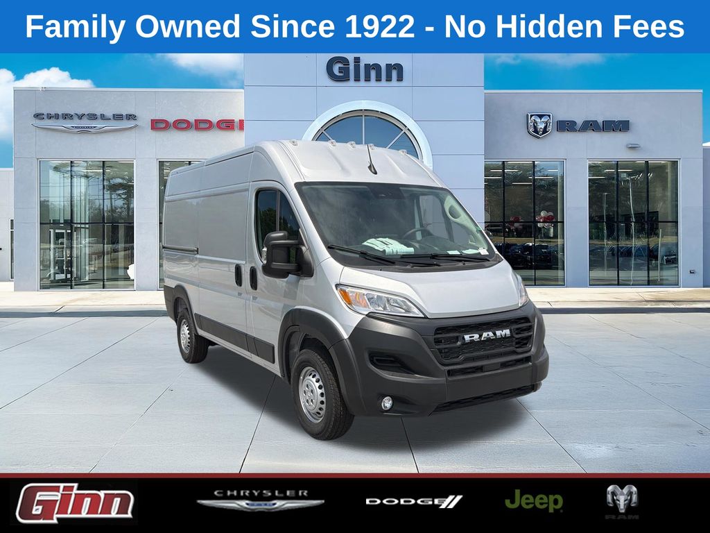 Bright Silver Clearcoat Metallic 2026 RAM ProMaster Van 9-Speed Automatic