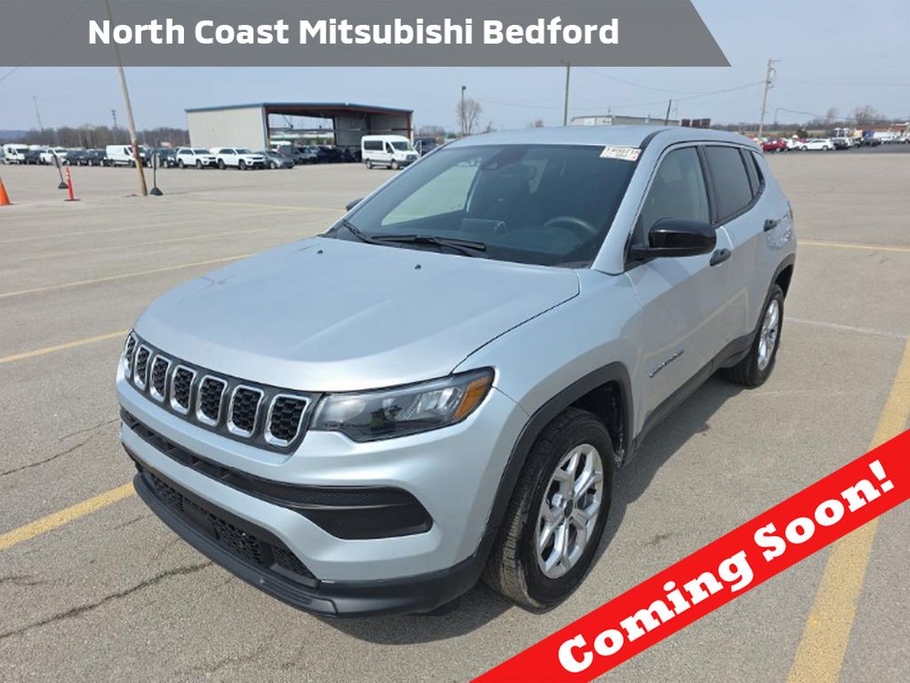 Silver Zynith Metallic Clearcoat 2025 Jeep Compass Sport 4WD SUV / Crossover Four-Wheel Drive 8-Speed Automatic