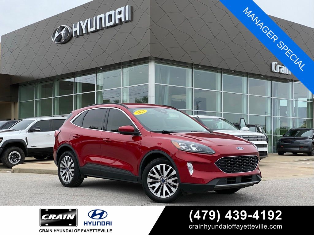 Red Metallic 2022 Ford Escape SUV / Crossover All-Wheel Drive 8-Speed Automatic