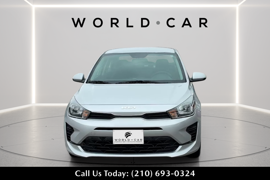 Silky Silver 2022 Kia Rio LX FWD Sedan Front-Wheel Drive Continuously Variable Transmission