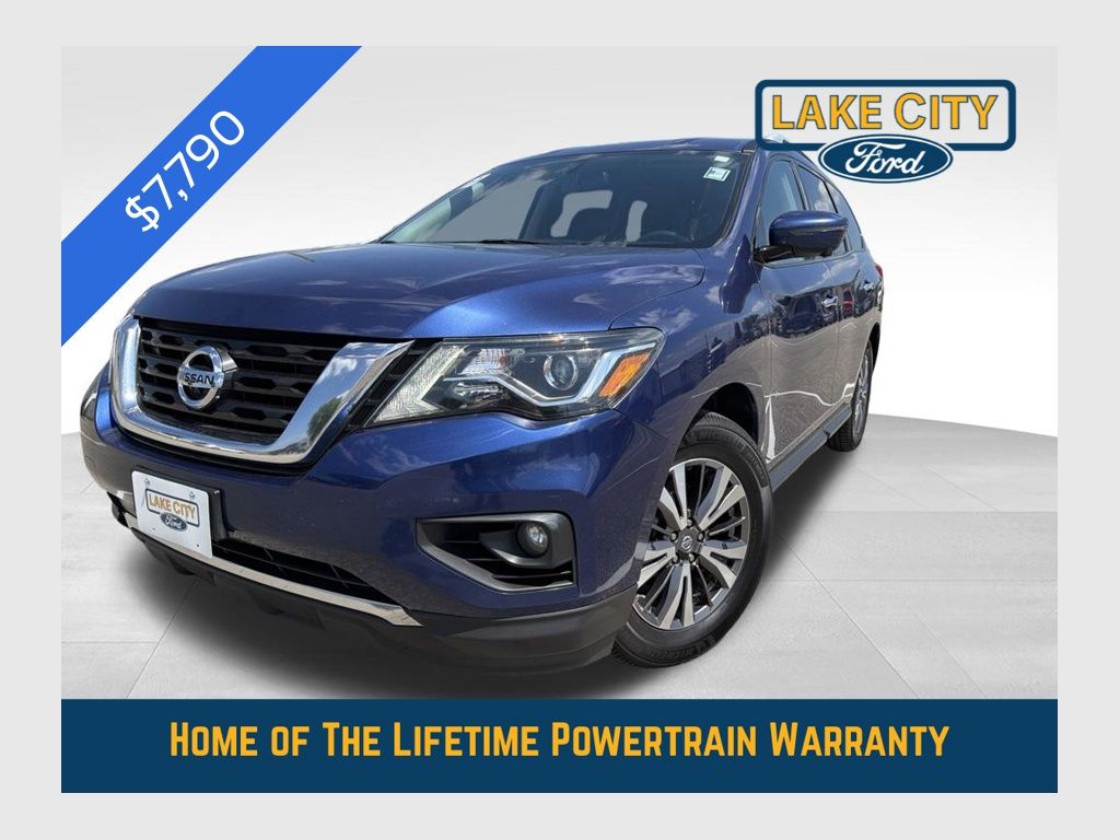 Caspian Blue Metallic 2019 Nissan Pathfinder SUV / Crossover Front-Wheel Drive Continuously Variable Transmission