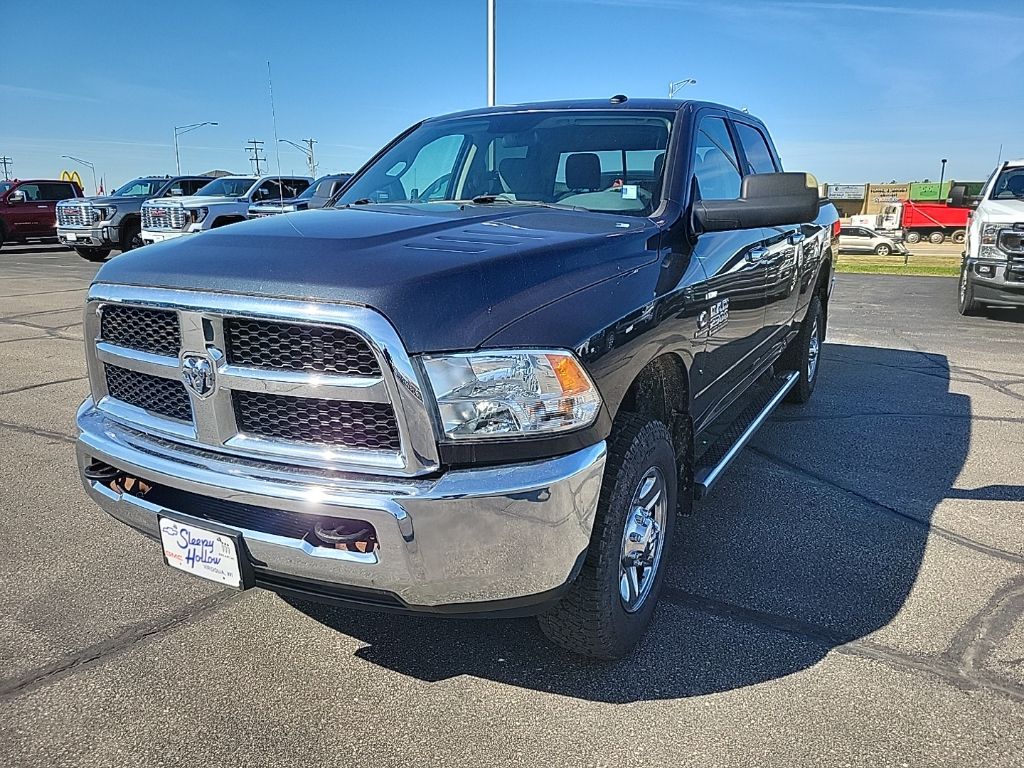 Gray (Maximum Steel Metallic Clearcoat) 2018 RAM 2500 SLT Crew Cab 4WD Pickup Truck Four-Wheel Drive 6-Speed Automatic