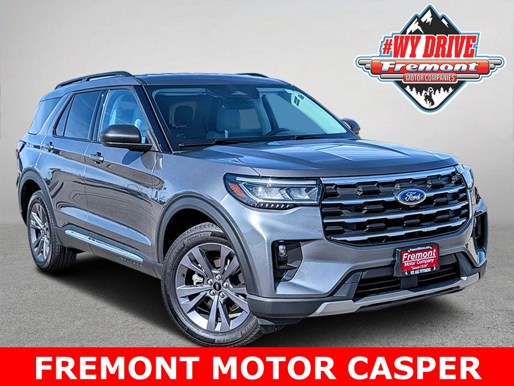 Carbonized Gray Metallic 2025 Ford Explorer Active AWD SUV / Crossover All-Wheel Drive Automatic