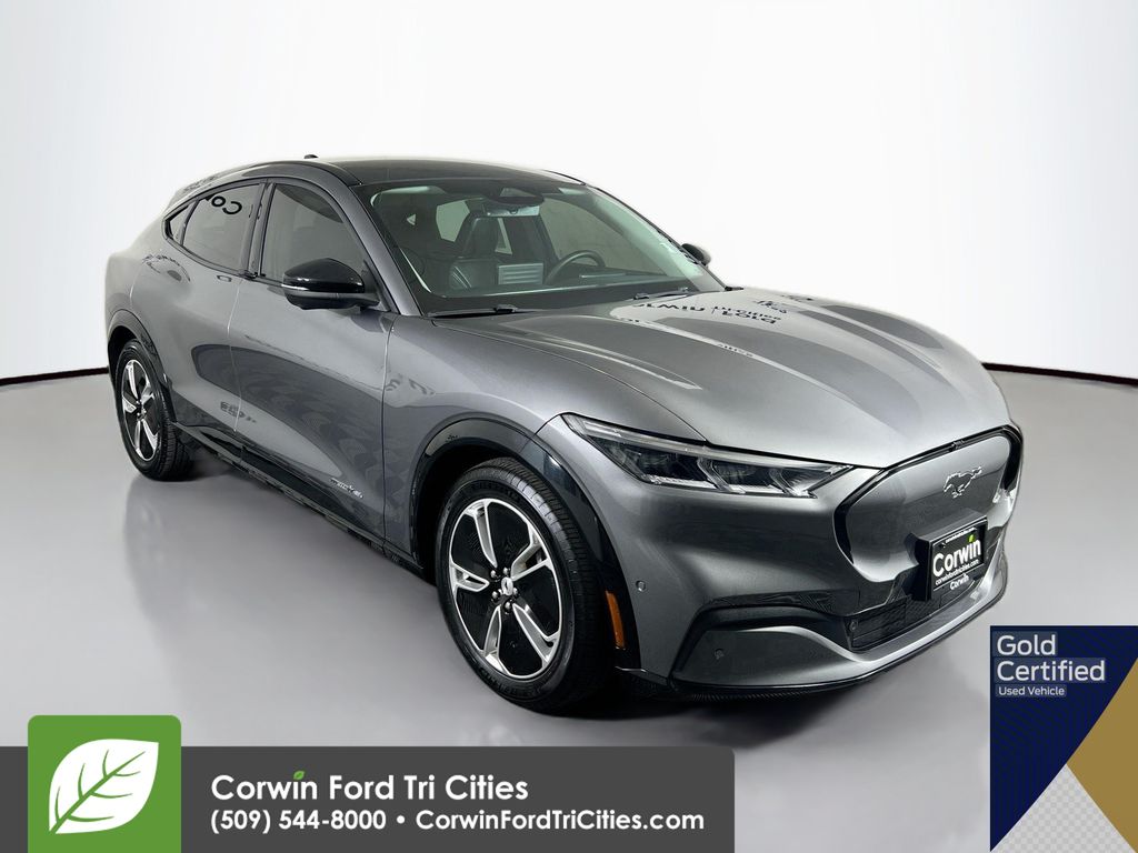 Gray Metallic 2023 Ford Mustang Mach-E SUV / Crossover All-Wheel Drive Automatic