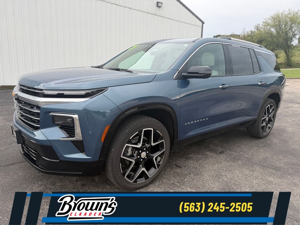 Lakeshore Blue Metallic 2025 Chevrolet Traverse SUV / Crossover Four-Wheel Drive 8-Speed Automatic