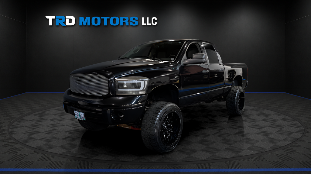 Brilliant Black Crystal Pearl 2007 Dodge RAM 2500 Pickup Truck Four-Wheel Drive 4-Speed Automatic