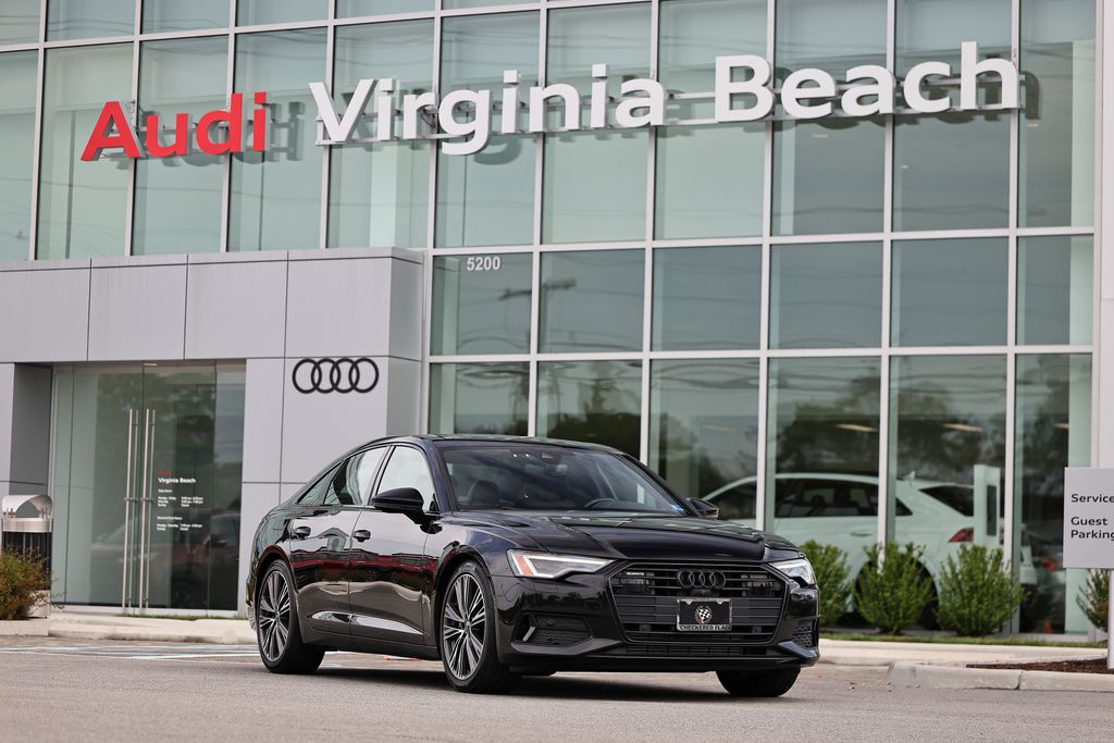 Black Metallic 2023 Audi A6 Sedan All-Wheel Drive 7-Speed Automatic