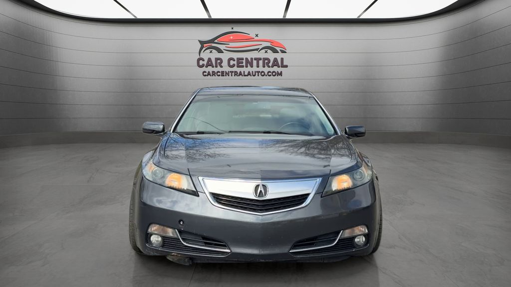 Gray 2012 Acura TL FWD with Technology Package Sedan Front-Wheel Drive 6-Speed Automatic