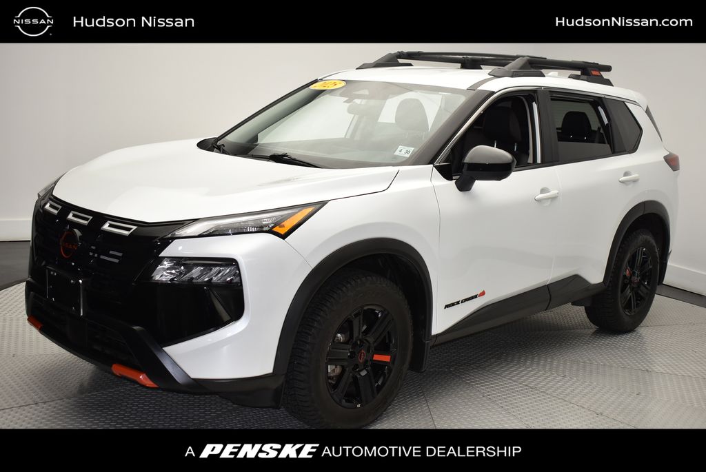 White Pearl 2025 Nissan Rogue SUV / Crossover All-Wheel Drive Continuously Variable Transmission