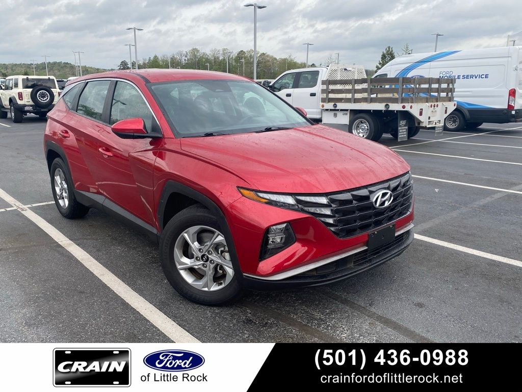Calypso Red 2022 Hyundai Tucson SE FWD SUV / Crossover Front-Wheel Drive 8-Speed Automatic