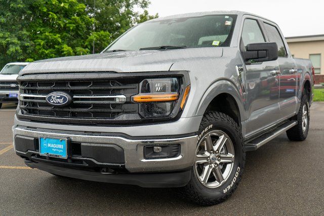 Iconic Silver Metallic 2025 Ford F-150 Pickup Truck Four-Wheel Drive Automatic