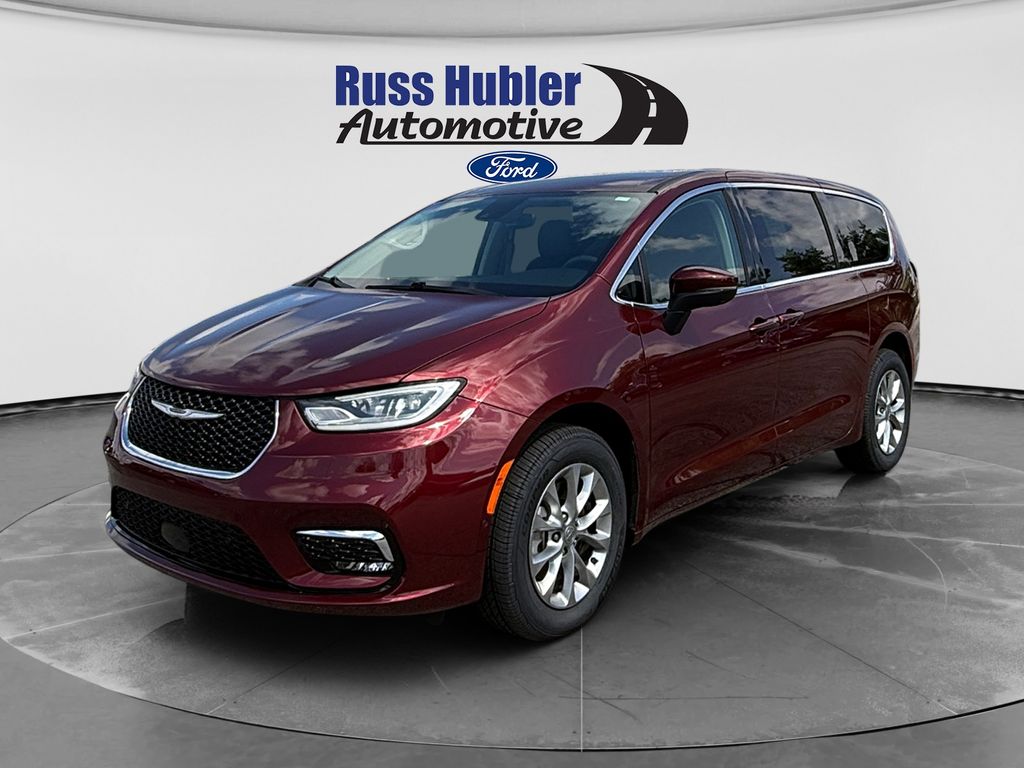 Velvet Red Pearlcoat 2023 Chrysler Pacifica Minivan All-Wheel Drive 9-Speed Automatic