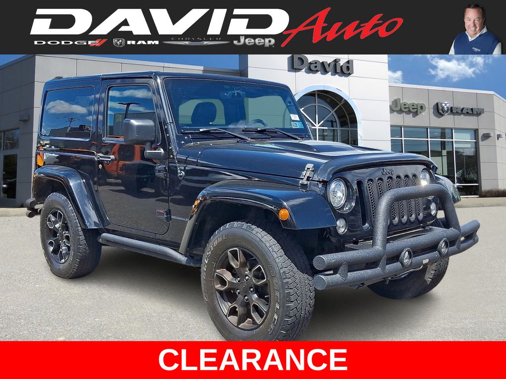 Black Clearcoat 2018 Jeep Wrangler SUV / Crossover Four-Wheel Drive 5-Speed Automatic