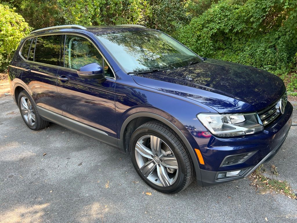 Atlantic Blue Metallic 2021 Volkswagen Tiguan SUV / Crossover Front-Wheel Drive 8-Speed Automatic
