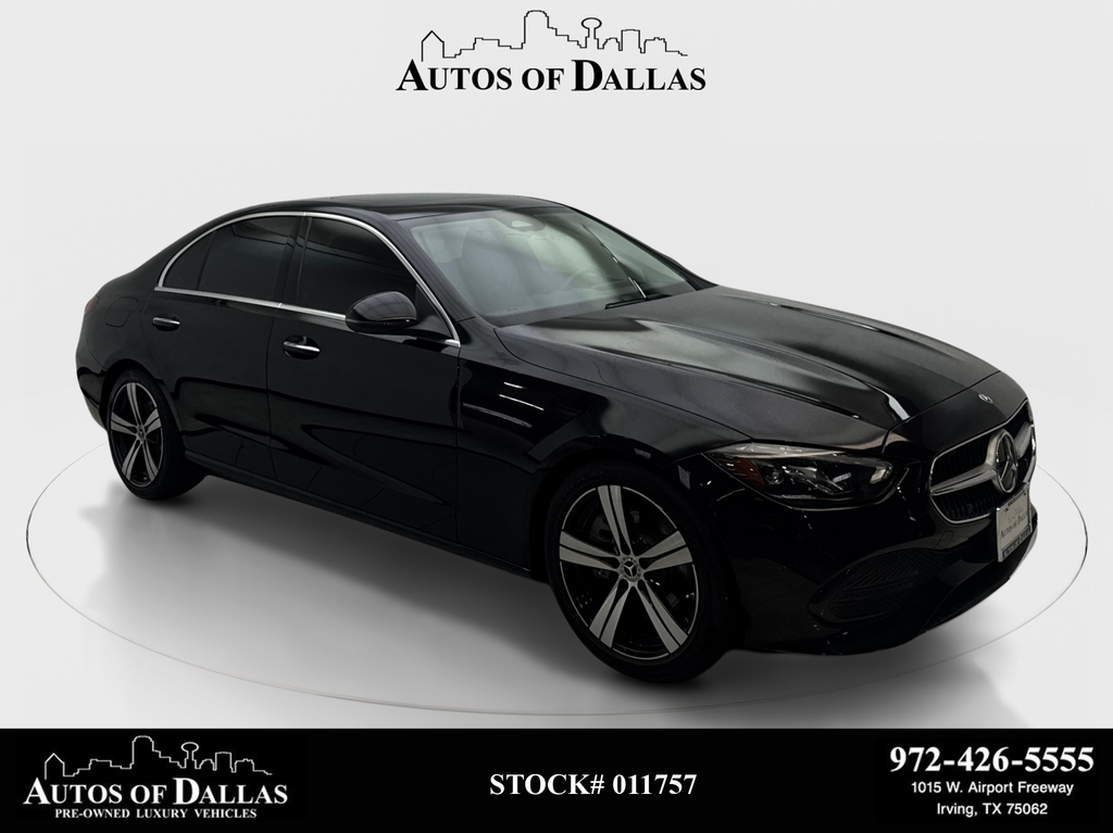 Black 2022 Mercedes-Benz C-Class Sedan All-Wheel Drive 9-Speed Automatic