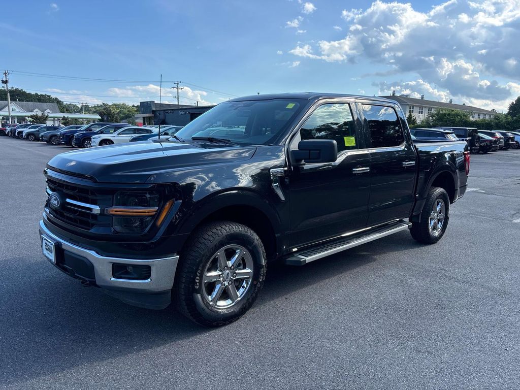 Black Metallic 2025 Ford F-150 Pickup Truck Four-Wheel Drive Automatic