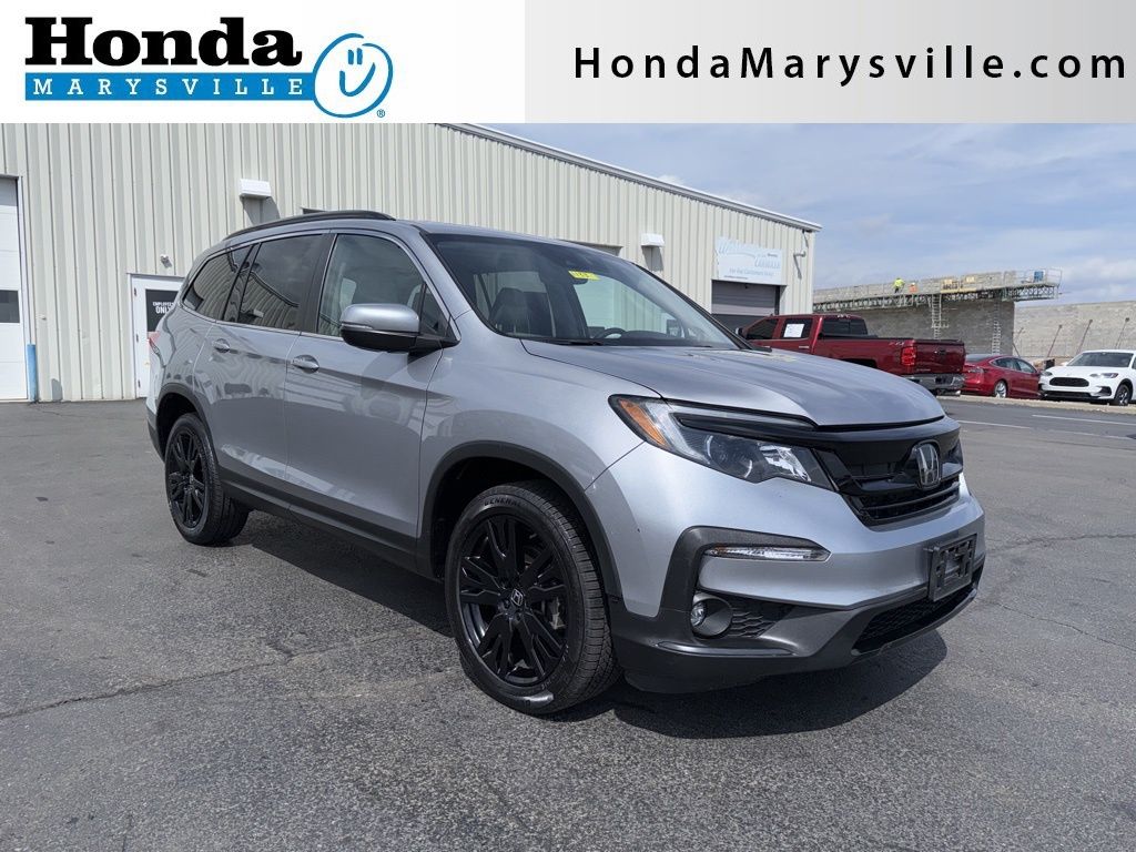 Lunar Silver Metallic 2022 Honda Pilot SE AWD SUV / Crossover All-Wheel Drive 9-Speed Automatic