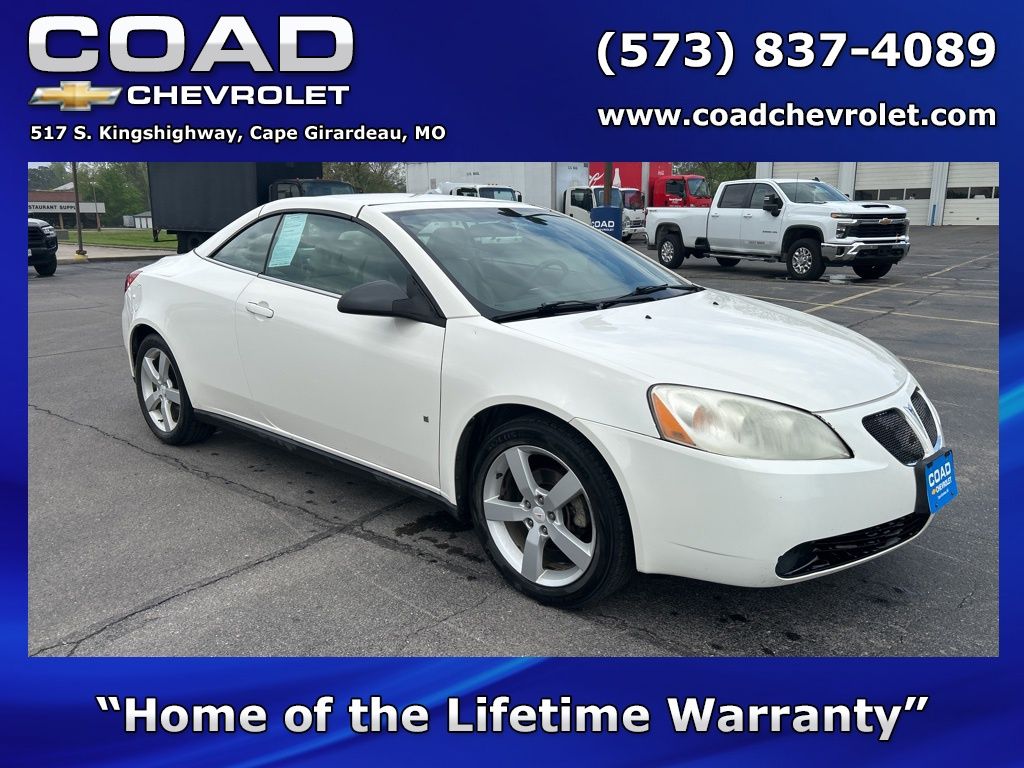 Frosty (White) 2007 Pontiac G6 GT Sedan Front-Wheel Drive 4-Speed Automatic Overdrive