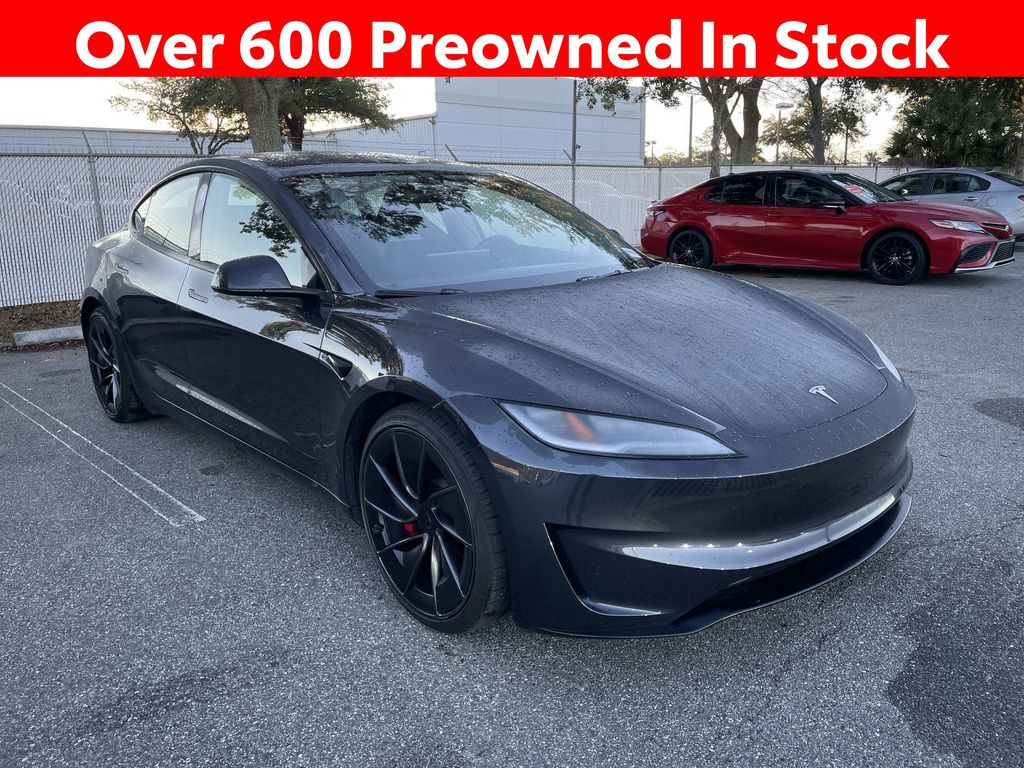 Stealth Gray 2024 Tesla Model 3 Performance AWD Sedan All-Wheel Drive 1-Speed Automatic