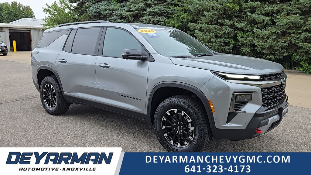 Sterling Gray Metallic 2026 Chevrolet Traverse SUV / Crossover Four-Wheel Drive 8-Speed Automatic