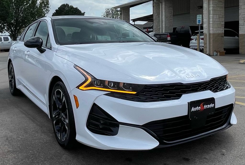 2022 Kia K5 GT-Line White at Joe Myers Mazda Kia