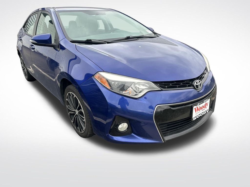 Blue 2016 Toyota Corolla S Plus Sedan Front-Wheel Drive Continuously Variable Transmission
