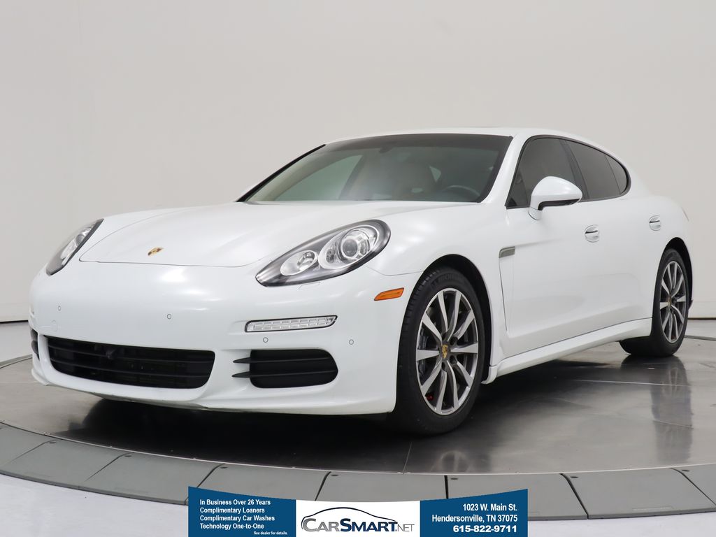 White 2016 Porsche Panamera Sedan All-Wheel Drive 7-Speed Automatic
