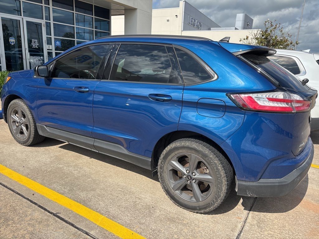 2024 Ford Edge SEL Blue at Texan Dodge Chrysler Jeep Ram