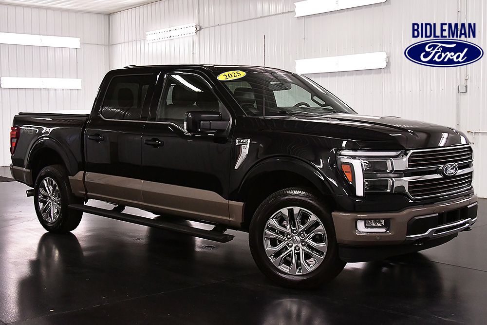 Agate Black Metallic 2025 Ford F-150 Pickup Truck Four-Wheel Drive Automatic