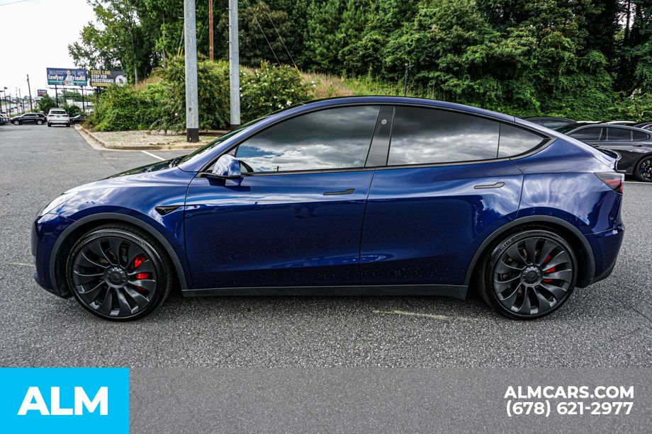 Used 2023 Blue Tesla Performance image 7