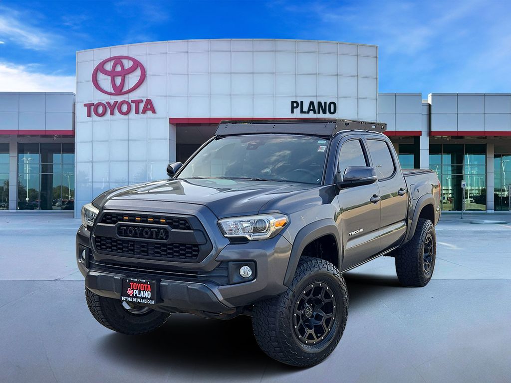 Silver 2018 Toyota Tacoma Pickup Truck Four-Wheel Drive 6-Speed Automatic