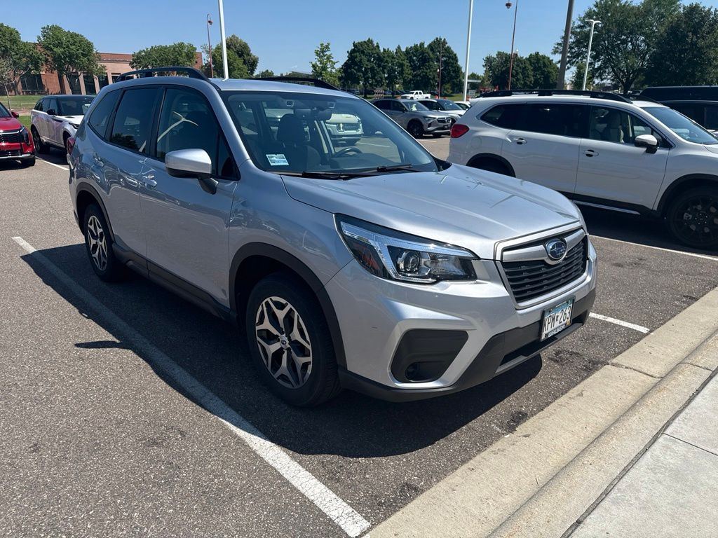 Ice Silver Metallic 2020 Subaru Forester SUV / Crossover All-Wheel Drive Continuously Variable Transmission