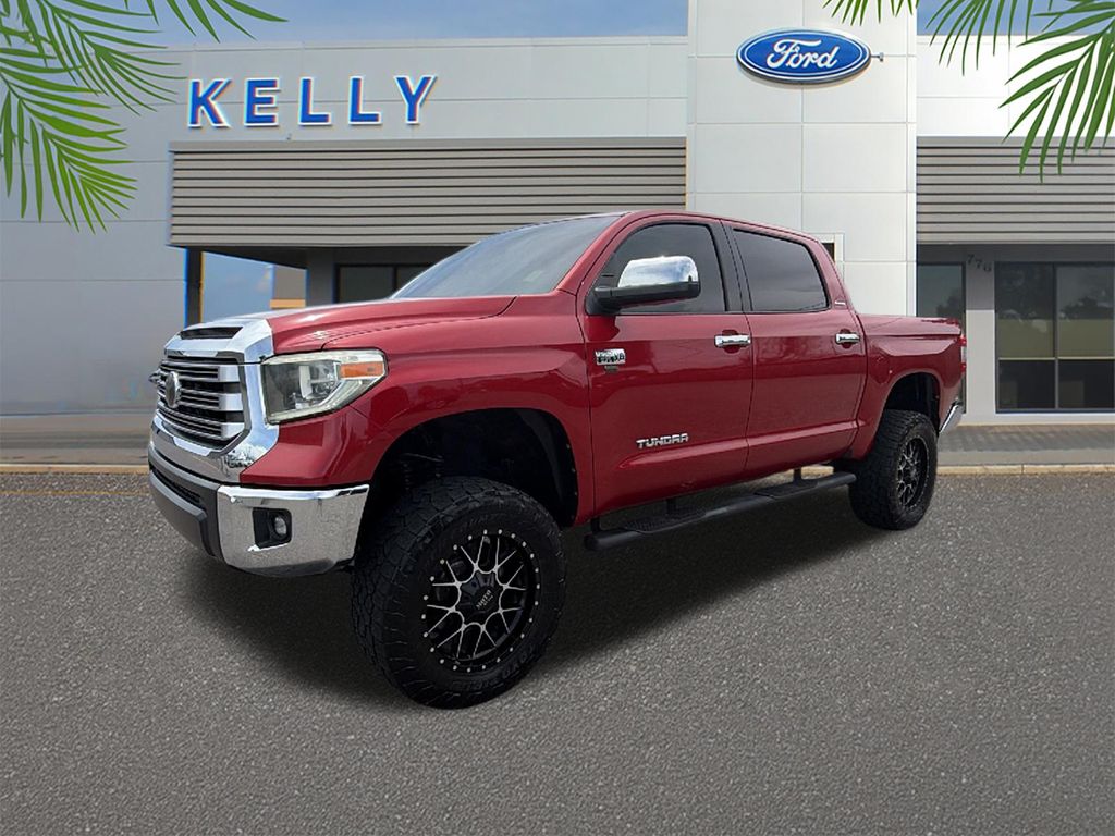Barcelona Red Metallic 2018 Toyota Tundra Pickup Truck Four-Wheel Drive 6-Speed Automatic Overdrive