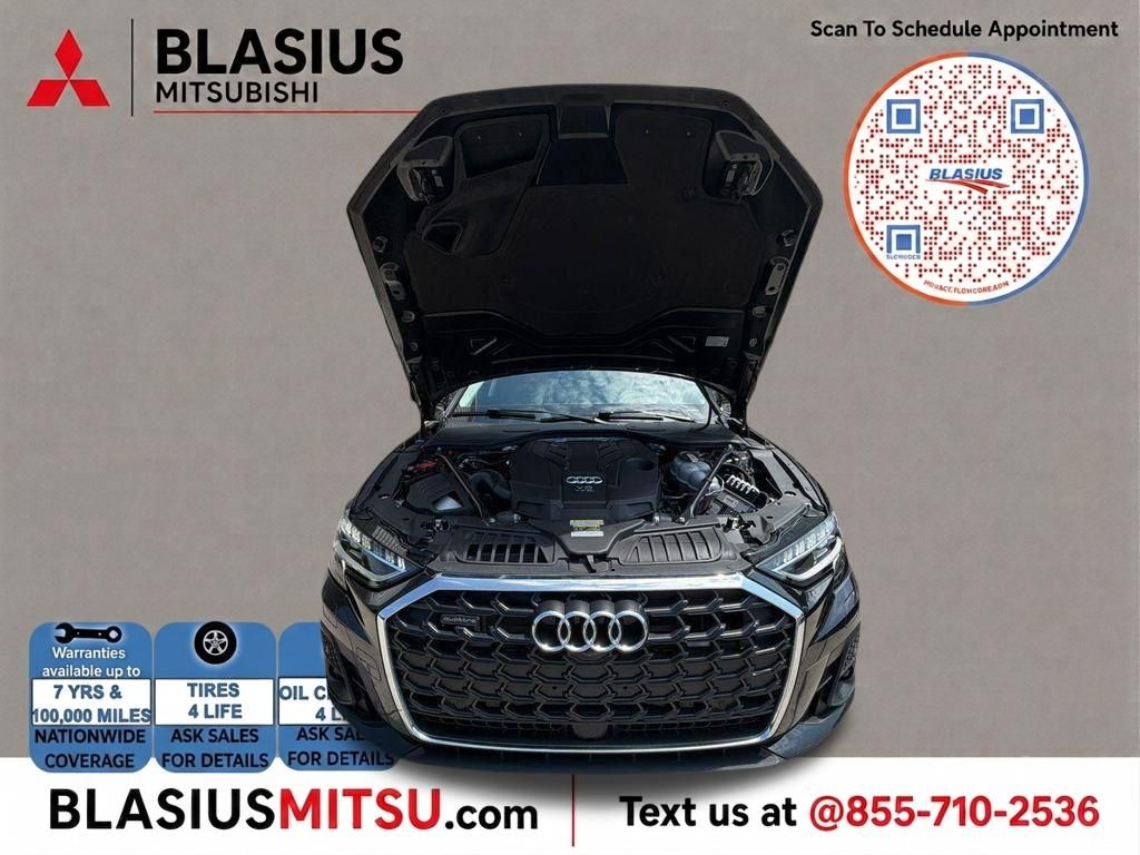 Gray Metallic 2023 Audi A8 Sedan All-Wheel Drive 8-Speed Automatic