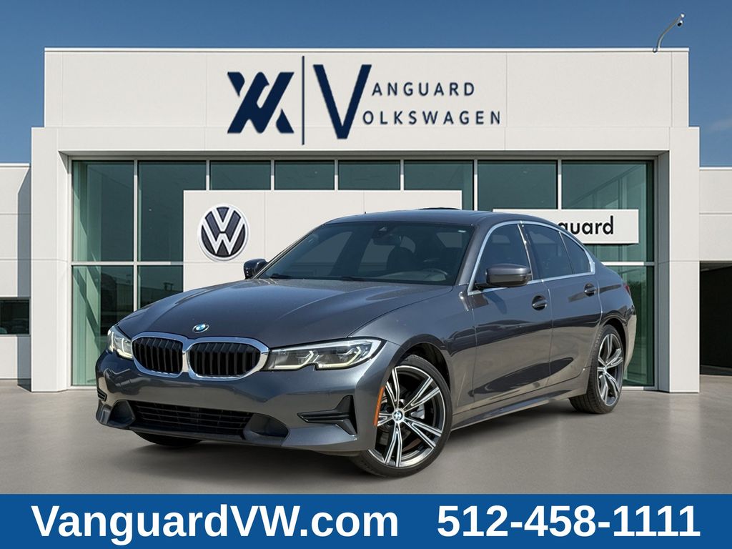 Gray (Mineral Grey Metallic) 2022 BMW 3 Series Sedan Rear-Wheel Drive 8-Speed Automatic