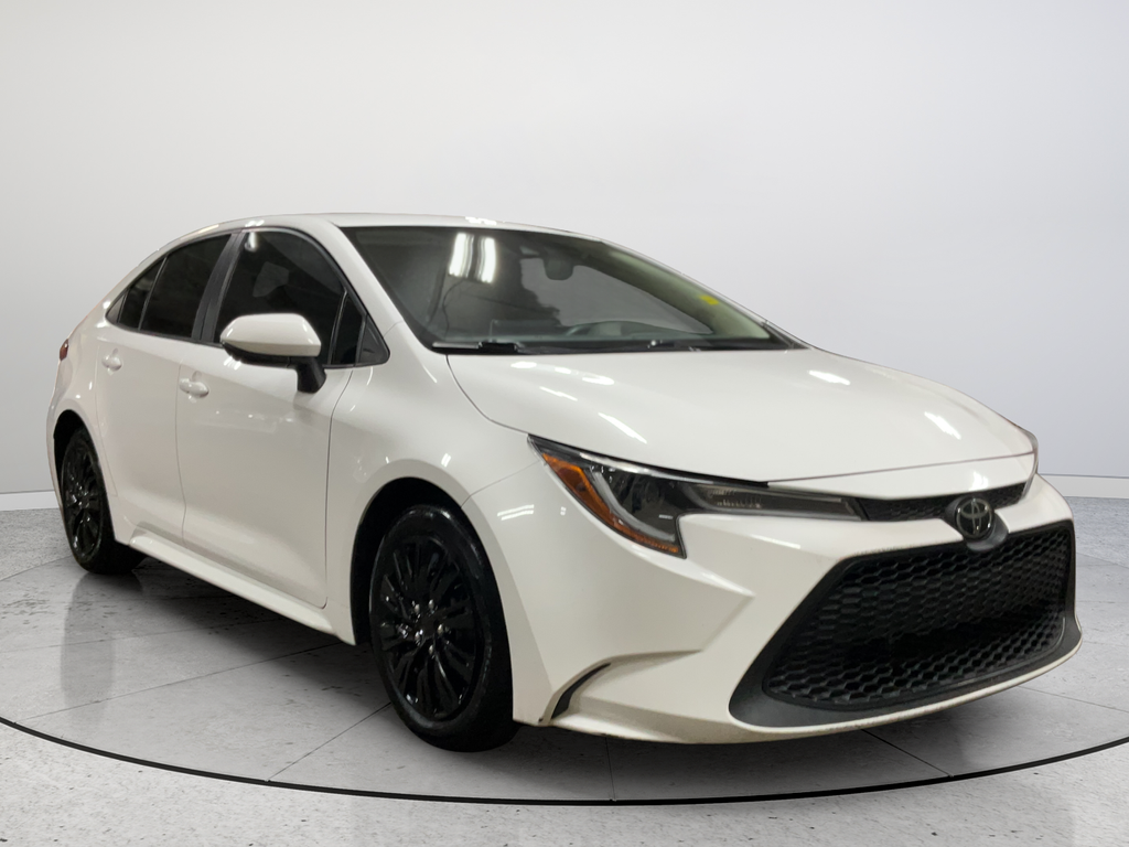 Super White 2021 Toyota Corolla Sedan Front-Wheel Drive Continuously Variable Transmission