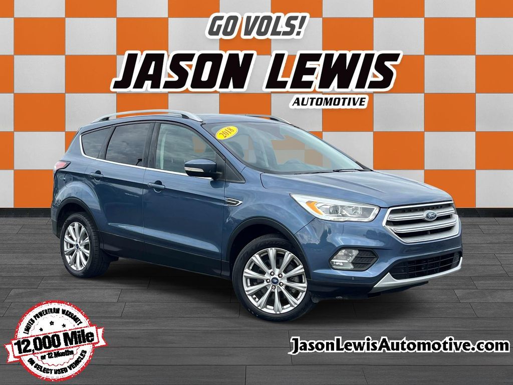 Blue Metallic 2018 Ford Escape SUV / Crossover All-Wheel Drive 6-Speed Automatic