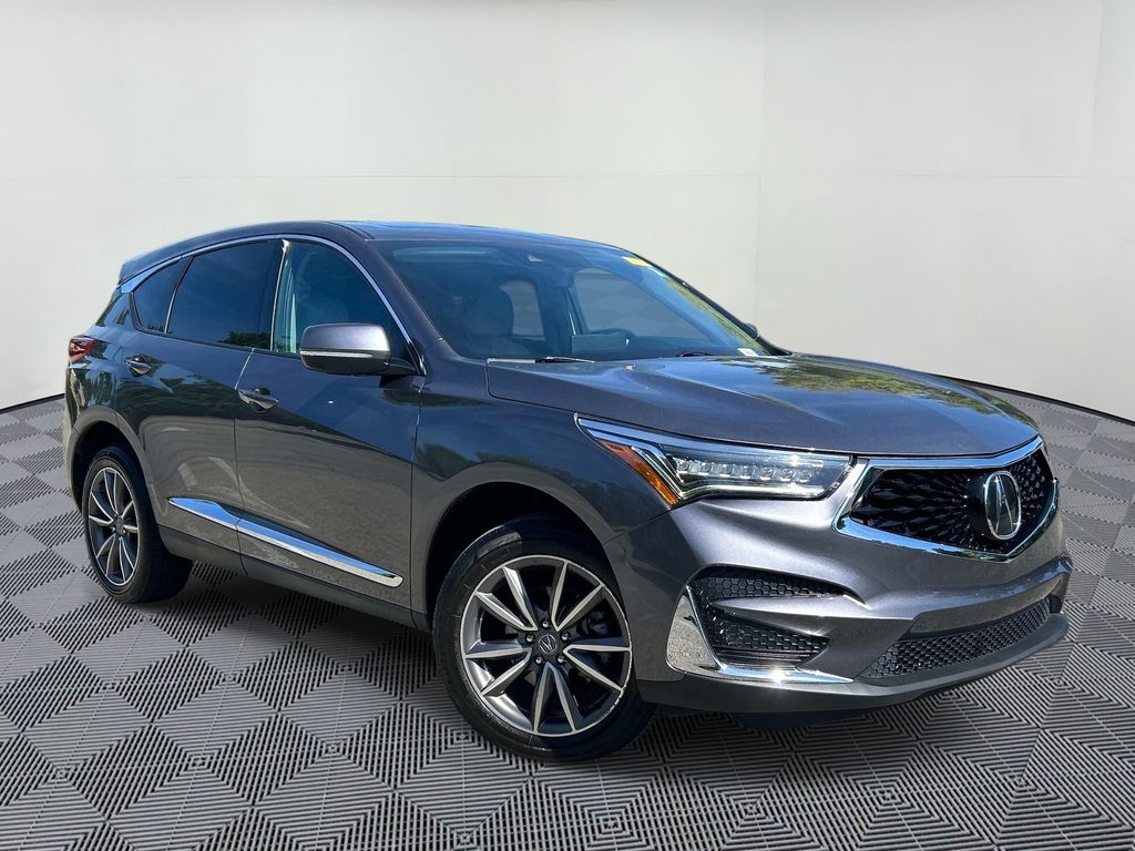 Gray (Modern Steel Metallic) 2021 Acura RDX SUV / Crossover All-Wheel Drive Automatic