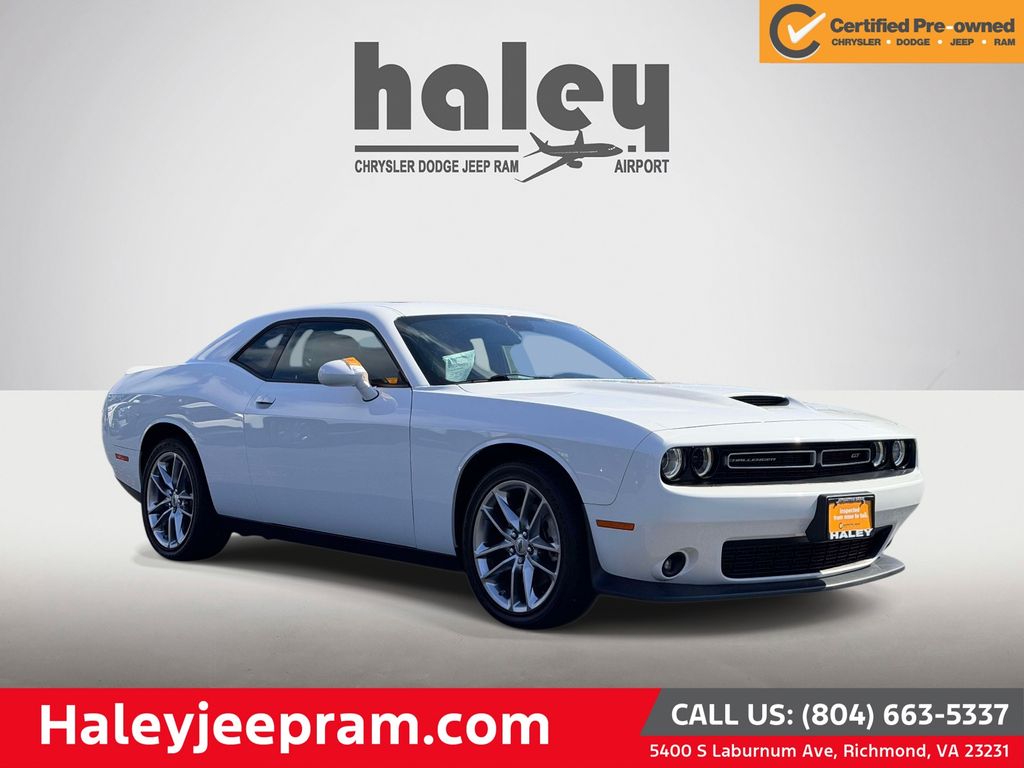 White Knuckle Clearcoat 2023 Dodge Challenger Coupe All-Wheel Drive 8-Speed Automatic