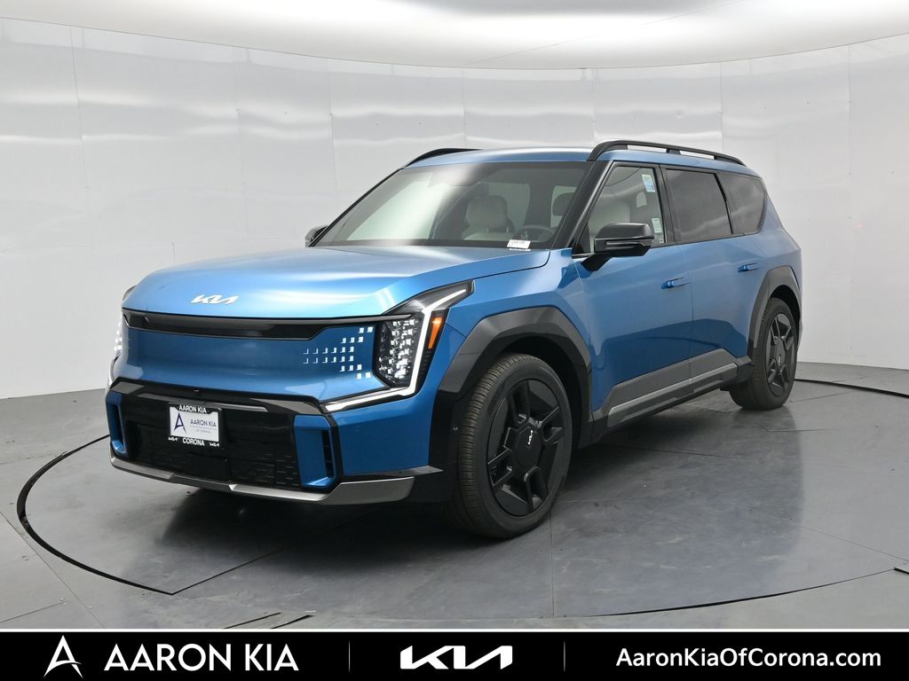Ocean Blue 2026 Kia EV9 SUV / Crossover All-Wheel Drive 1-Speed Automatic