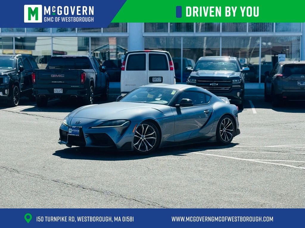 Gray 2021 Toyota Supra 2.0 RWD Coupe Rear-Wheel Drive 8-Speed Automatic