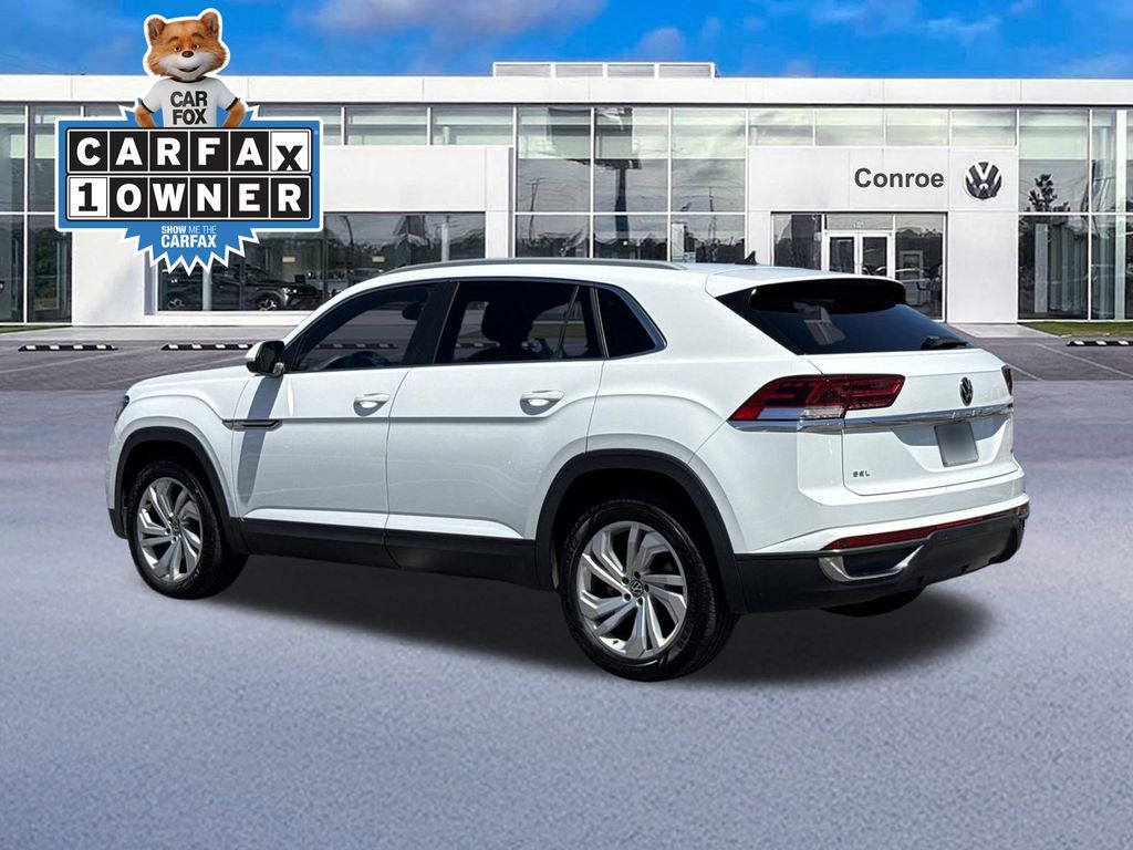 2020 Volkswagen Atlas Cross Sport 2.0T SEL White at AutoSavvy Houston Southwest