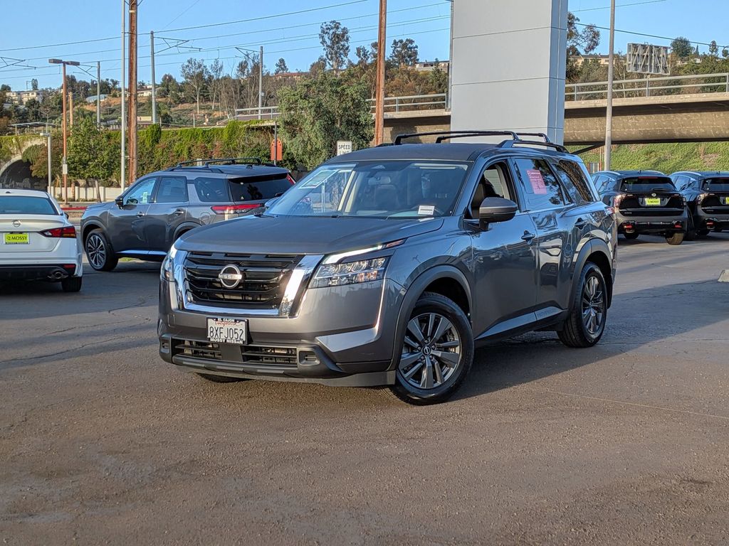 Gray (Gun Metallic) 2022 Nissan Pathfinder SV FWD SUV / Crossover Front-Wheel Drive 9-Speed Automatic